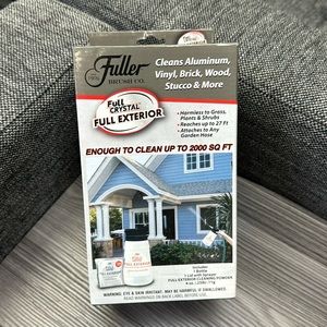 Fuller Brush Co. full Crystal cleans aluminum, vinyl, brick, wood, stucco & more